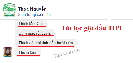 phản hồi túi lọc