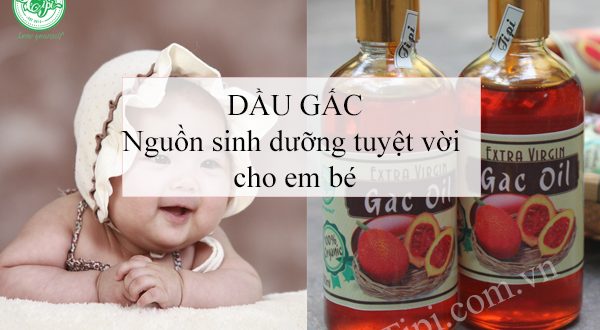 dầu gấc cho bé