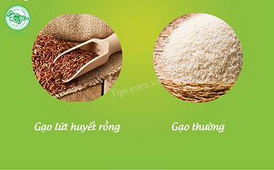 gạo lứt huyết rồng